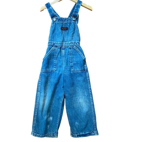 Vintage Washington Dee Cee Denim Overall Bibs - Made in USA - Toddler 3T - Picture 1 of 9
